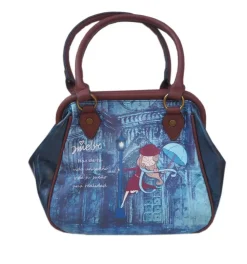 SUPER OFERTA **25%** Bolso apertura muelles Amelie París Vintage Organización