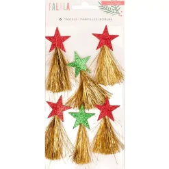 Discount SUPER OFERTA **40%** Borlas con estrellas Falala Telas, Sedas Y Fieltro