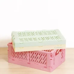 Sale SUPER OFERTA **40%** Caja de Almacenamiento Plegable Pequeña Amarilla Organización