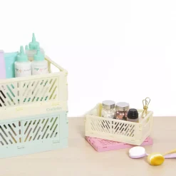 Sale SUPER OFERTA **40%** Caja de Almacenamiento Plegable Pequeña Amarilla Organización