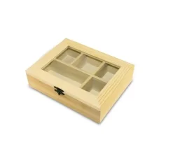 Sale SUPER OFERTA **40%** Caja Joyero de Madera con Compartimentos Maderas