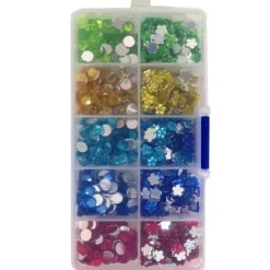 Online SUPER OFERTA **40%** Cajita Transparente de Lentejuelas Bisutería