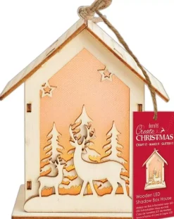 Online SUPER OFERTA **40%** Casita de Luz Reno Navidad