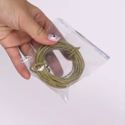 Clearance SUPER OFERTA **40%** Cordón de Papel con Alambre Oro 2mm Goma Eva Fofuchas
