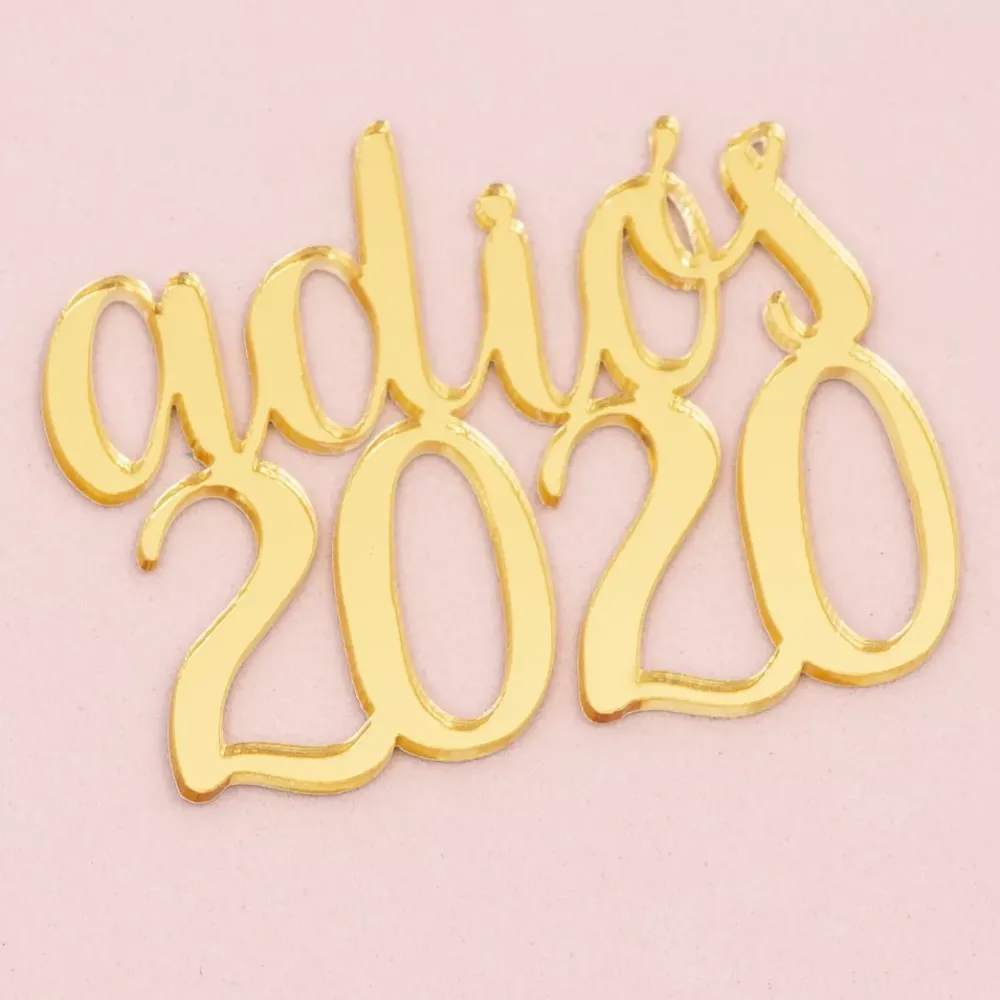 Hot SUPER OFERTA **60%** Die-Cut de Metacrilato Adiós 2020 Navidad