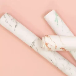 Hot SUPER OFERTA **40%** Ecopiel Pink Marble 35x50cm Papeles
