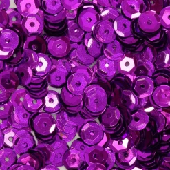 Online SUPER OFERTA **60%** Lentejuelas Morado 6mm Bisutería