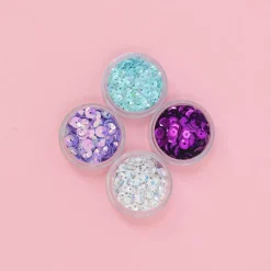 Online SUPER OFERTA **60%** Lentejuelas Morado 6mm Bisutería