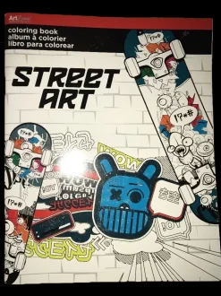 Online SUPER OFERTA **40%** Libro para colorear Street Art ArtZone 11x26cm Colorear