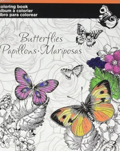 Outlet SUPER OFERTA **40%** Libro para colorear Mariposas ArtZone 11x26cm Colorear
