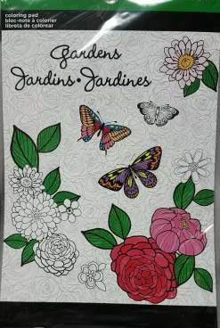Clearance SUPER OFERTA **40%** Libro para colorear Jardines ArtZone 11x17cm Colorear
