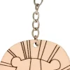 New SUPER OFERTA **40%** Llavero de Madera Cara León Safari Maderas