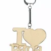 Best SUPER OFERTA **40%** Llavero de madera I love papá Maderas