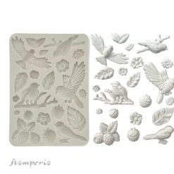 Clearance SUPER OFERTA **30%** Molde de silicona Pajaritos Forest Herramientas Para Modelado