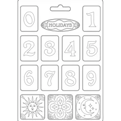 Discount SUPER OFERTA **40%** Molde Flexible Números Blue Dream 21x29cm Herramientas Para Modelado|Pastas Moldeables