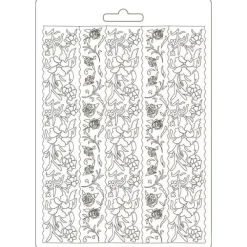 SUPER OFERTA **30%** Molde Flexible Alice Borders Alice Through the Looking Glass 14x21cm Herramientas Para Modelado|Pastas Moldeables