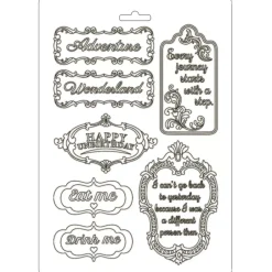 Sale SUPER OFERTA **30%** Molde Flexible Plates Alice Through the Looking Glass 14x21cm Herramientas Para Modelado|Pastas Moldeables