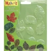 New SUPER OFERTA **40%** Molde Flexible Leaves 14x17cm Pastas Moldeables|Herramientas Para Modelado