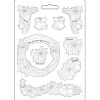 New SUPER OFERTA **40%** Molde Poinsettia And Garlands A5 Herramientas Para Modelado