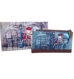 New SUPER OFERTA **20%** Monedero billetero Amelie París Vintage Organización