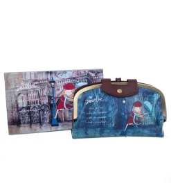 Online SUPER OFERTA **20%** Monedero tarjetero ovalado Amelie París Vintage Organización
