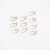 Discount SUPER OFERTA **40%** Pack de 5 pares de Pendientes con cierre Bisutería