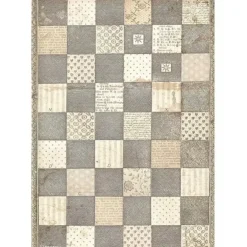 Sale SUPER OFERTA **30%** Papel de Arroz Cheesboard Alice Through the Looking Glass A4 Papeles|Decoupage