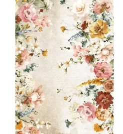 Online SUPER OFERTA **30%** Papel de Arroz Flores Romantic Garden of Promises A4 Papeles|Decoupage