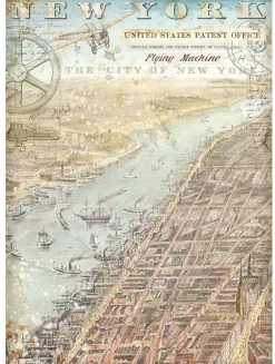 Discount SUPER OFERTA **30%** Papel de Arroz New York Sir Vagabond Aviator 21x29cm Papeles|Decoupage