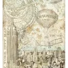 SUPER OFERTA **30%** Papel de Arroz Mapa Sir Vagabond Aviator 21x29cm Decoupage|Papeles