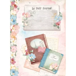Hot SUPER OFERTA **60%** Papel de arroz periódico Oh là là! 21x29cm Decoupage|Papeles