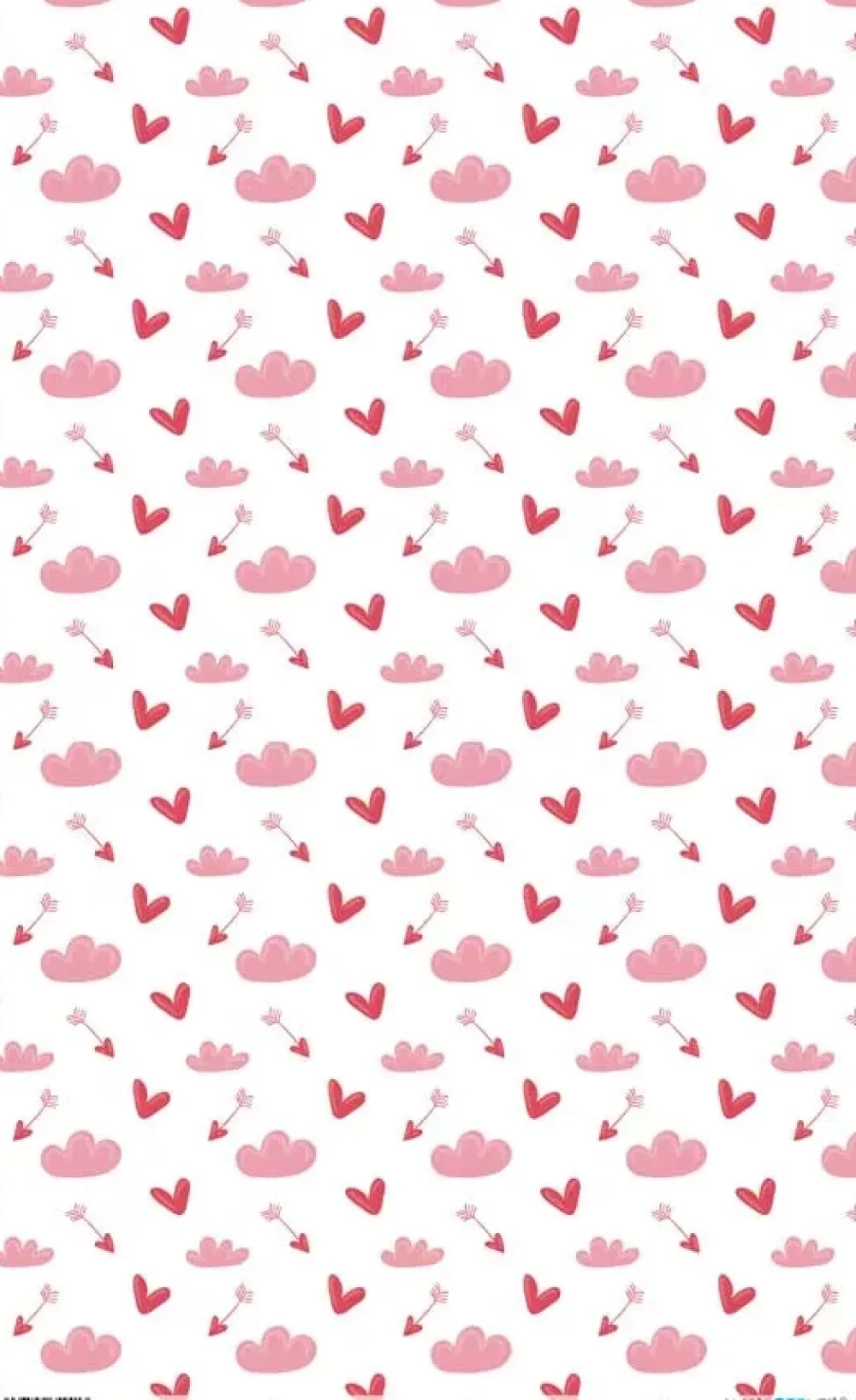 Hot SUPER OFERTA **40%** Papel de Arroz Corazones y Nubes Love Is All Around 54x33cm Decoupage