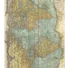 Clearance SUPER OFERTA **30%** Papel de arroz World map Around the World 21x29 Papeles|Decoupage