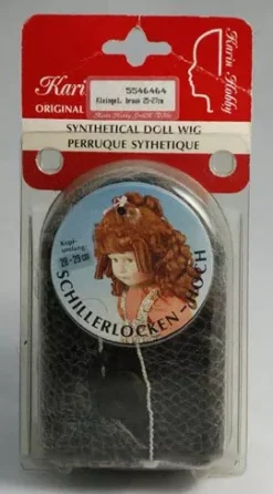 Best SUPER OFERTA **40%** Peluca Color Moreno pelo sintético Karin - Synthetical Doll Wig Moreno 25-27cm. Telas, Sedas Y Fieltro|Pelucas