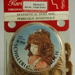 Outlet SUPER OFERTA **40%** Peluca Color Rubio pelo sintético Karin - Rubio 28-29 cm. Telas, Sedas Y Fieltro|Pelucas