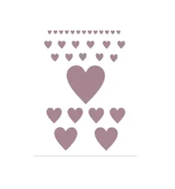 Discount SUPER OFERTA **50% Plantilla de Stencil V-149 Corazones 15x21cm Dayka Plantillas