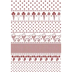 Clearance SUPER OFERTA **30%** Plantilla de Stencil Borders DayDream 21x29cm Plantillas