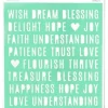 Outlet SUPER OFERTA **40%** Plantilla de stencil Wish Heidi Swapp Plantillas