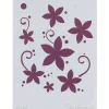 New SUPER OFERTA **50%** Plantilla de Stencil D-117 Margaritas 15x21cm Dayka Plantillas