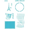 New SUPER OFERTA **40%** Plantilla de Stencil Sello Artis Decor 15x20cm Plantillas