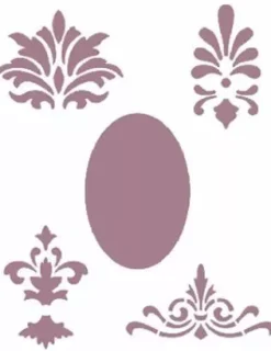 Sale SUPER OFERTA **50% Plantilla de Stencil V-133 Ornamentación 15x21cm Dayka Plantillas