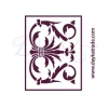 New SUPER OFERTA **50%** Plantilla de Stencil T-3182 Brocado 21x30cm Dayka Plantillas