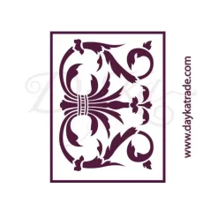 New SUPER OFERTA **50%** Plantilla de Stencil T-3182 Brocado 21x30cm Dayka Plantillas