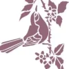 Online SUPER OFERTA **50%** Plantilla de Stencil V-204 Pájaro 15x21cm Dayka Plantillas