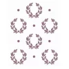Hot SUPER OFERTA **50%** Plantilla de Stencil V-181 Coronas de laurel 15x21cm Dayka Plantillas