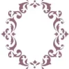 Outlet SUPER OFERTA **50% Plantilla de Stencil V-215 Marco 15x21cm Dayka Plantillas
