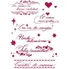 Outlet SUPER OFERTA **40%** Plantilla de Stencil Spanish Quotes Winter Tales 21x29cm Plantillas