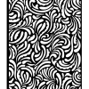 Online SUPER OFERTA **40%** Plantilla de stencil Textura Songs Of The Sea 20x25cm Plantillas