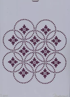 SUPER OFERTA **50%** Plantilla de Stencil T-3091 Fondo 21x30cm Dayka Plantillas