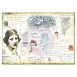 Outlet SUPER OFERTA **40%** Servilleta Carte Postale Finnabair Decoupage